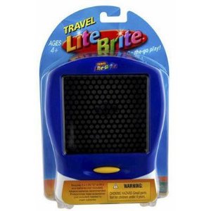 Lite Brite Blue Travel Game